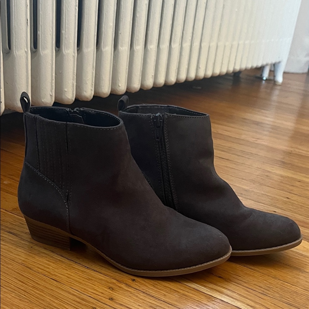 Girls brown ankle boots